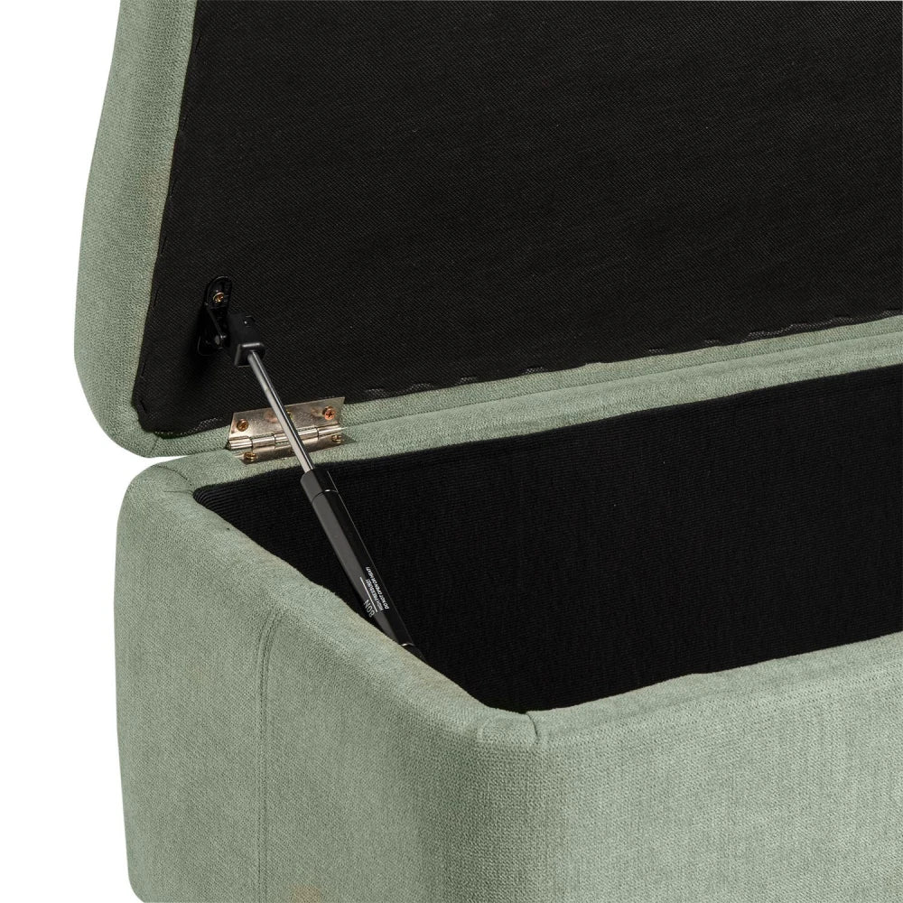 Bancheta Zurich verde L120cm x A42cm x H47