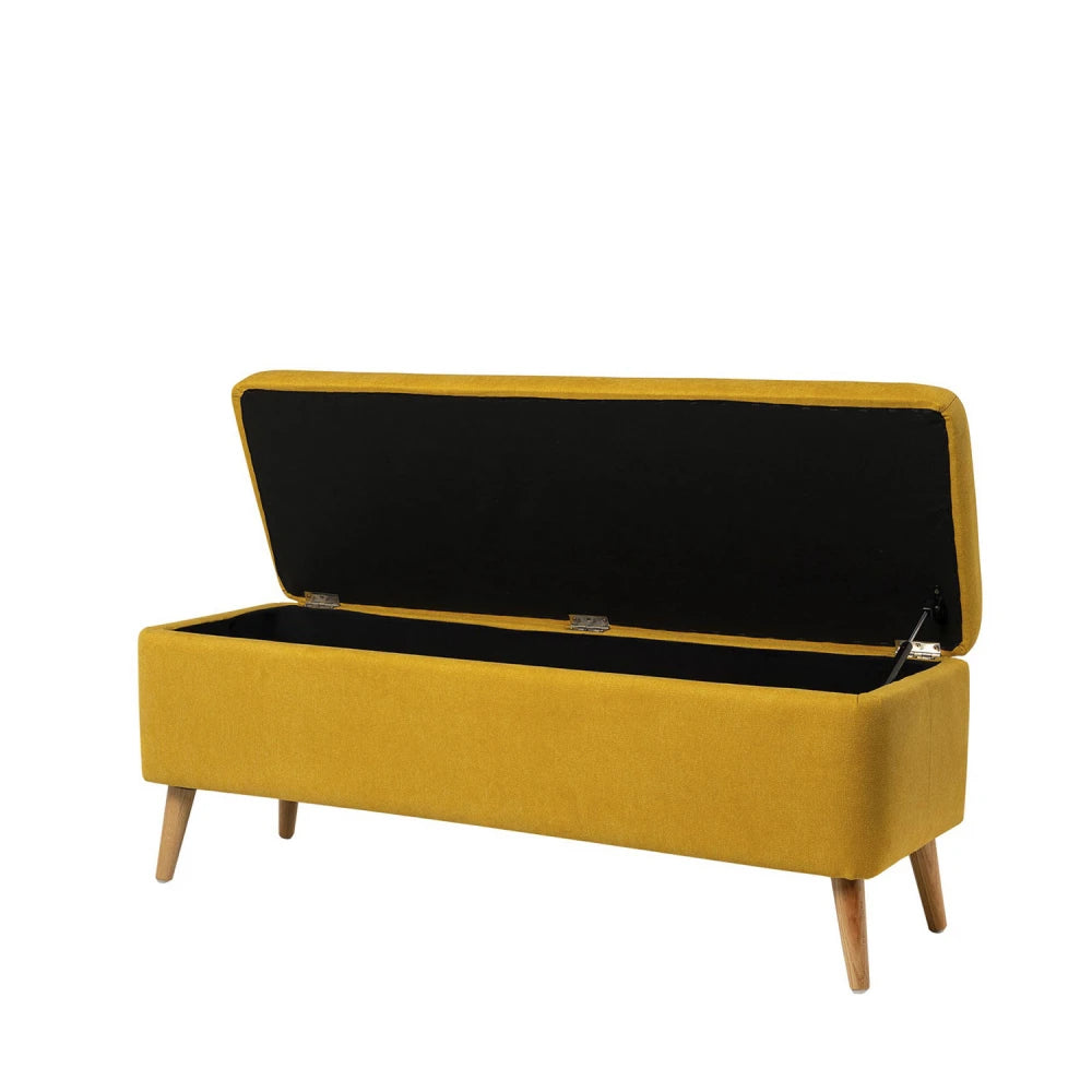 Bancheta Zurich galben L120cm x A42cm x H47