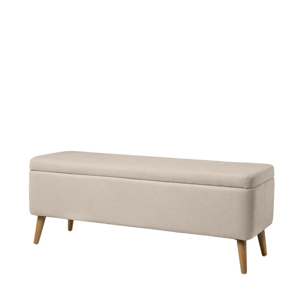 Bancheta Zurich bej L120cm x A42cm x H47