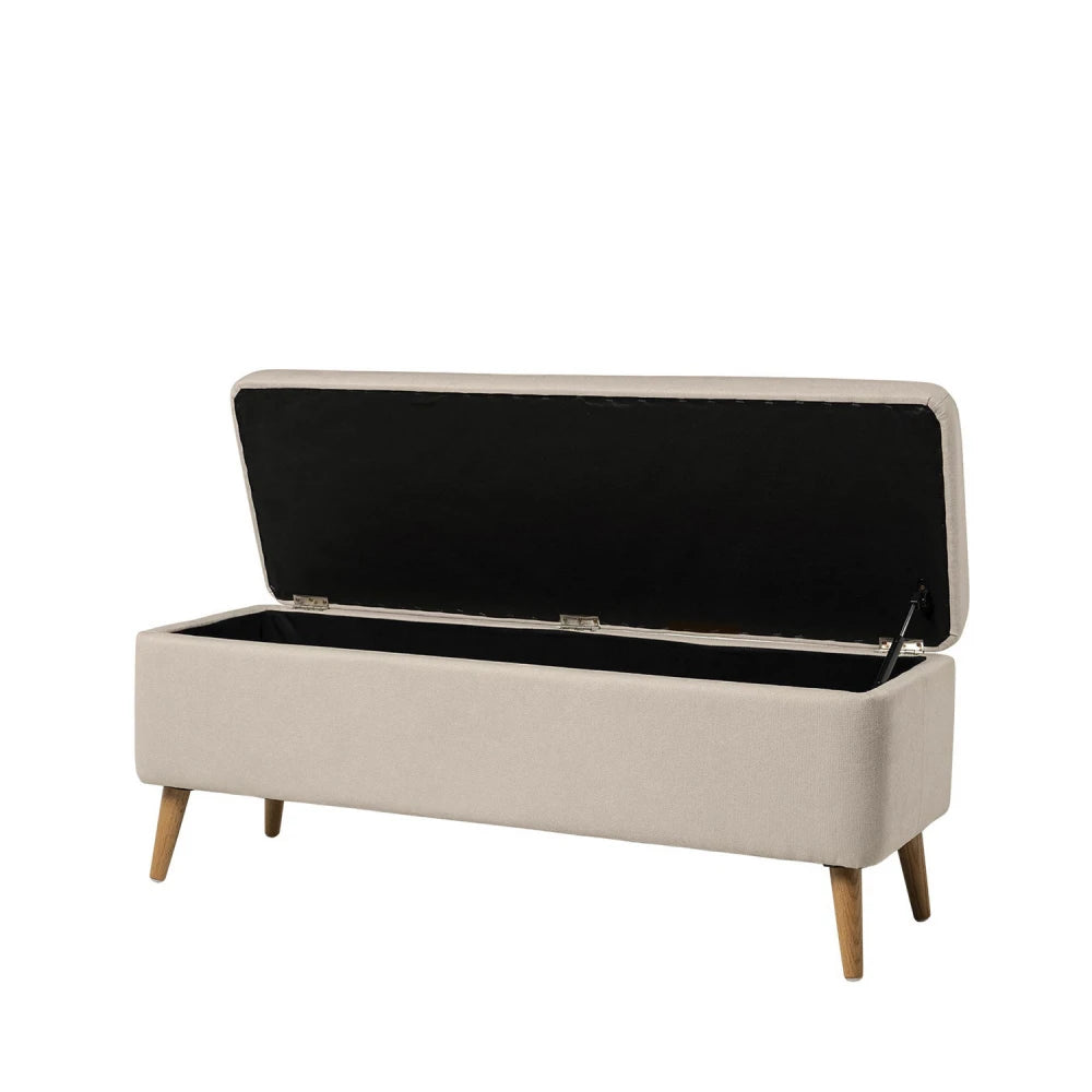 Bancheta Zurich bej L120cm x A42cm x H47
