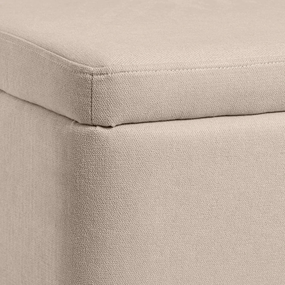 Bancheta Zurich bej L120cm x A42cm x H47