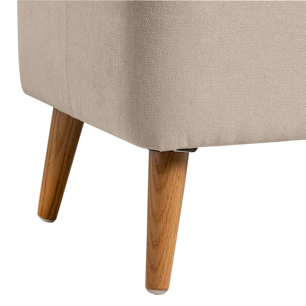 Bancheta Zurich bej L120cm x A42cm x H47