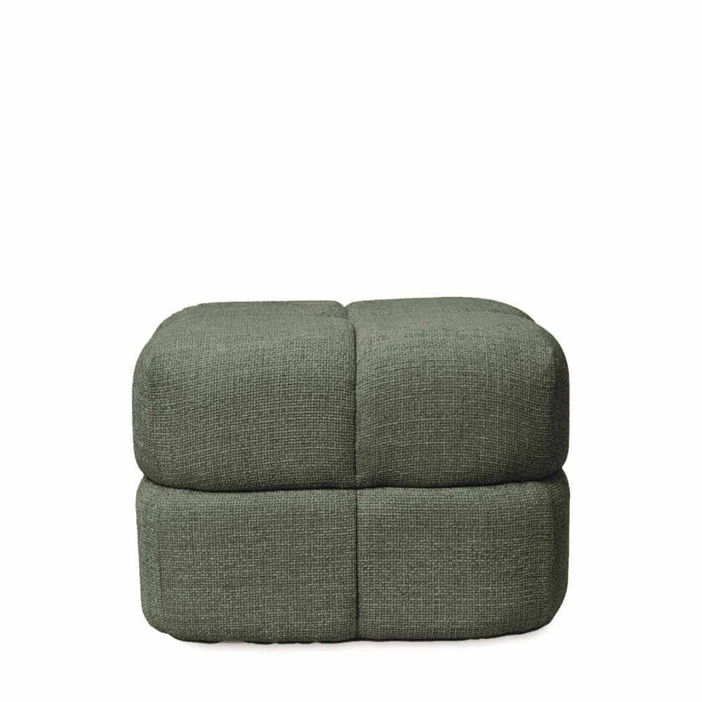 Taburet Troy verde l50cm x A50cm x H36cm