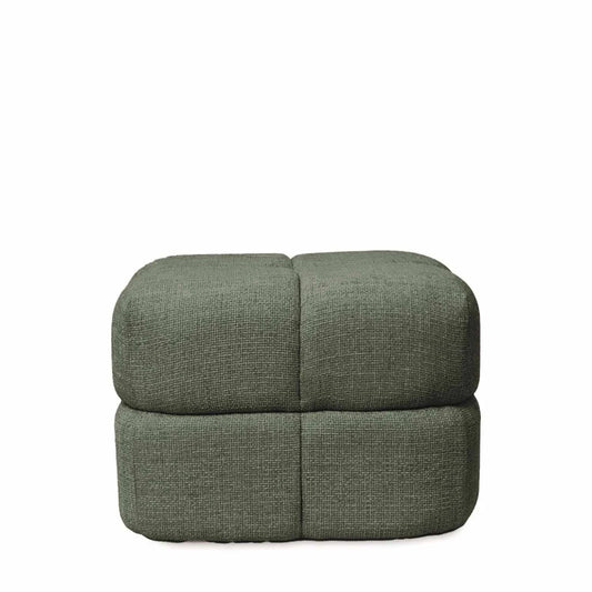 Taburet Troy verde l50cm x A50cm x H36cm