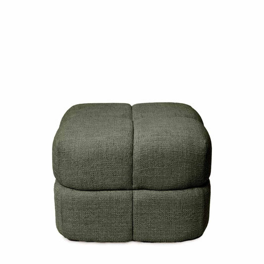 Taburet Troy verde l50cm x A50cm x H36cm