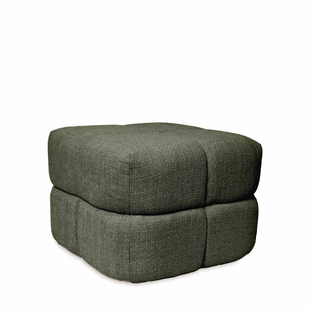 Taburet Troy verde l50cm x A50cm x H36cm