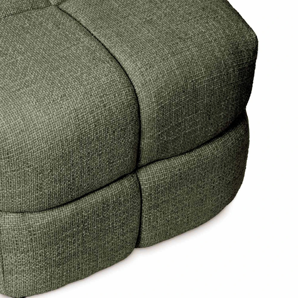 Taburet Troy verde l50cm x A50cm x H36cm