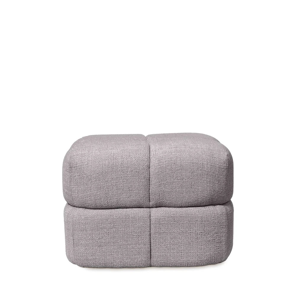 Taburet Troy gri l50cm x A50cm x H36cm