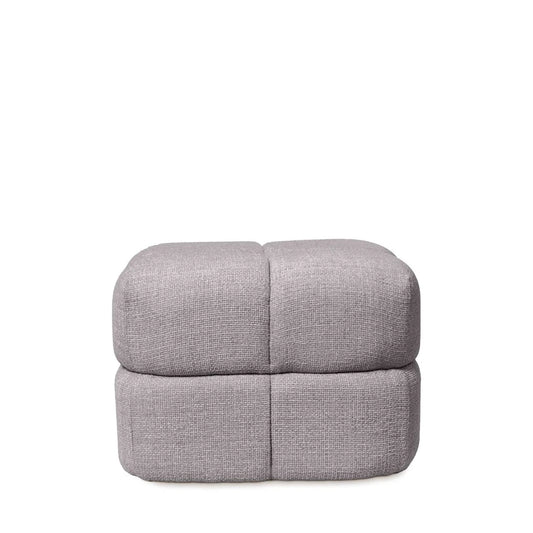 Taburet Troy gri l50cm x A50cm x H36cm