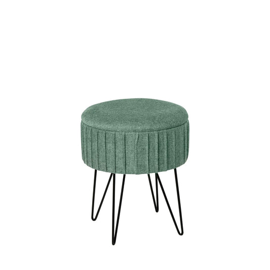 Taburet Ethan verde D37cm x H44cm