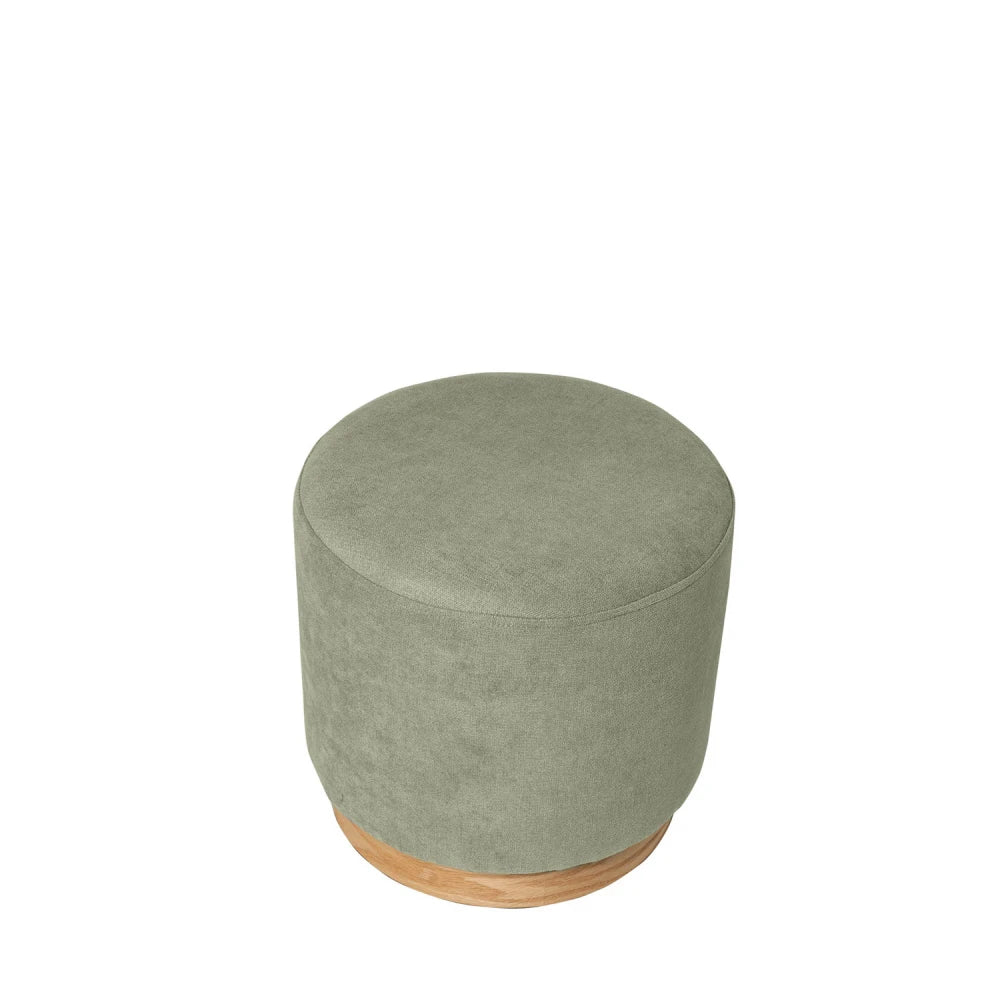 Taburet Angus verde D40cm x H39cm
