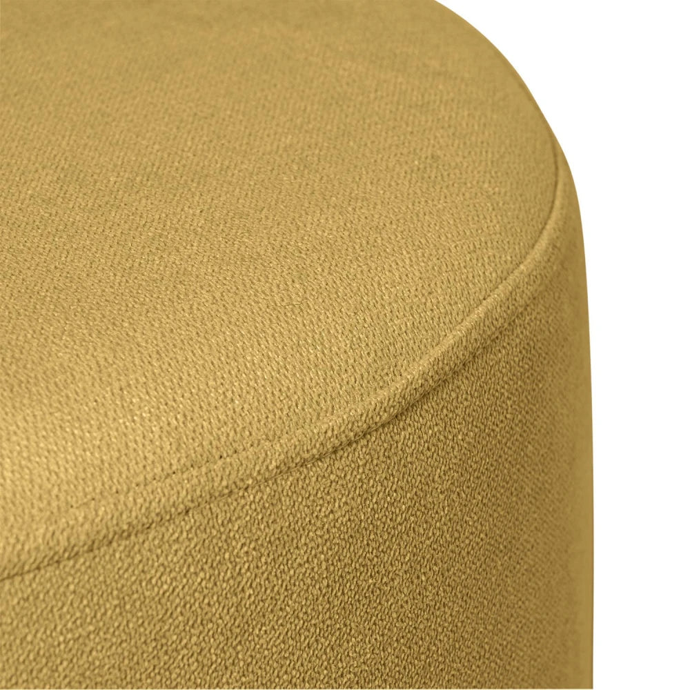 Taburet Angus galben D40cm x H39cm