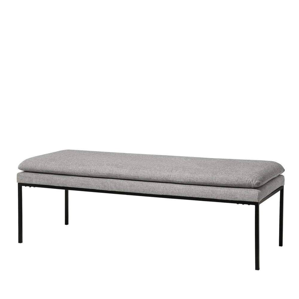 Bancheta Turin gri L120cm x A48cm x H42cm