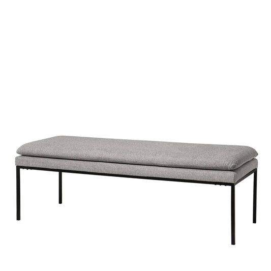 Bancheta Turin gri L120cm x A48cm x H42cm