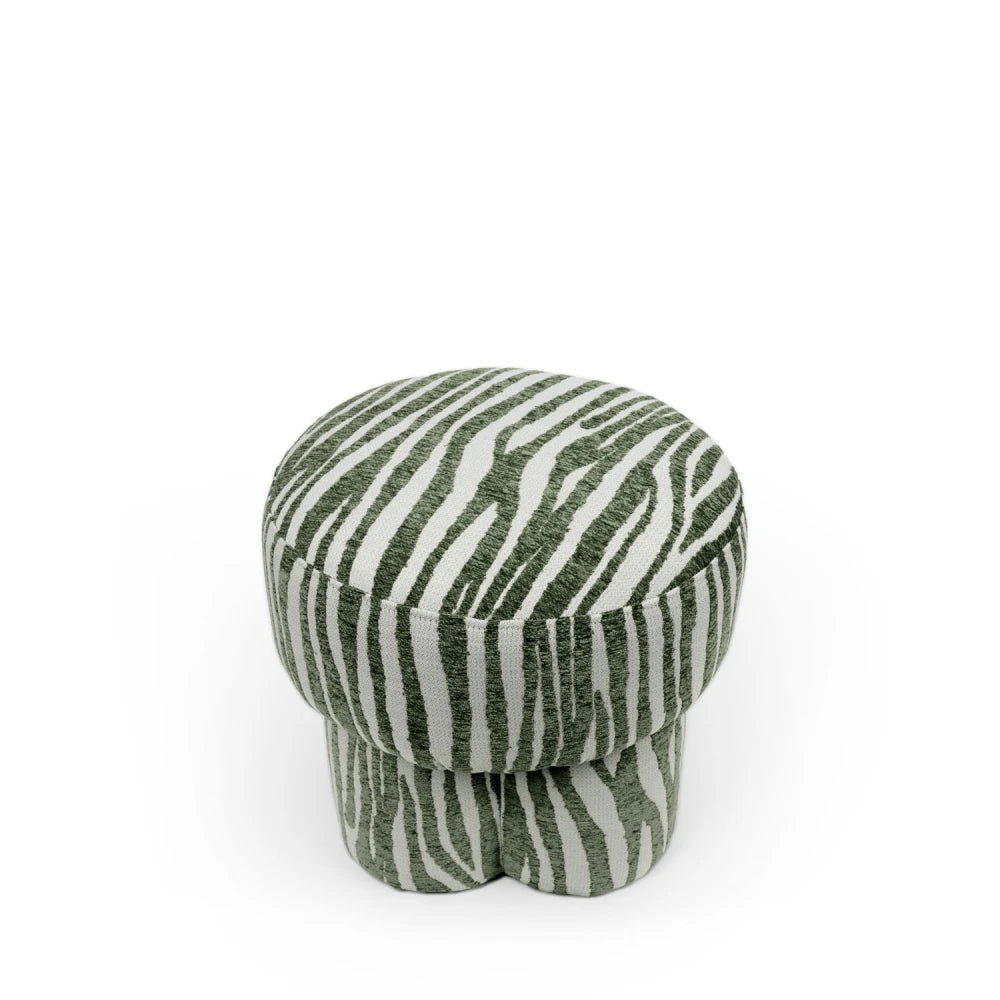 Taburet Jay verde D42 x H42cm
