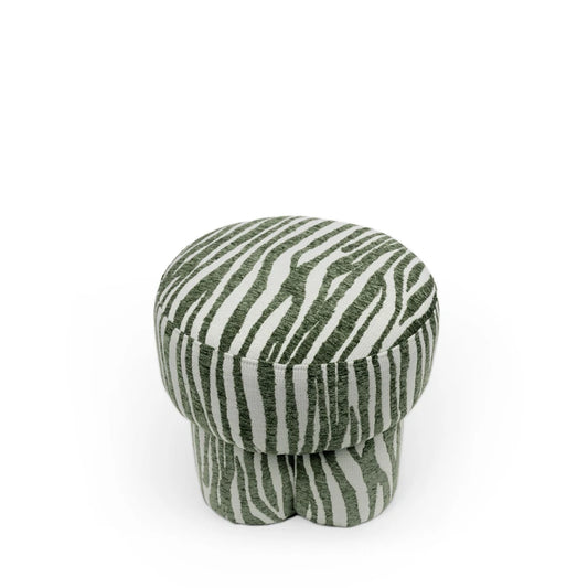 Taburet Jay verde D42 x H42cm
