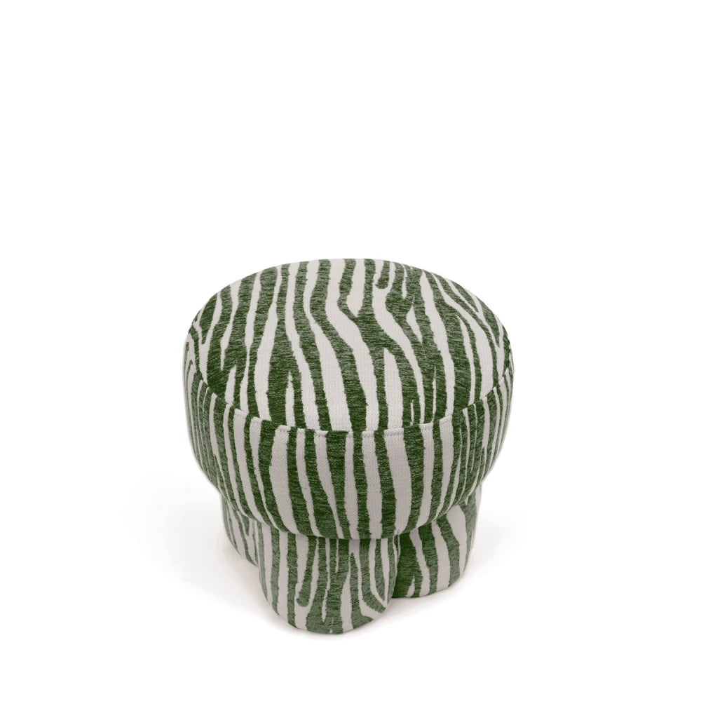 Taburet Jay verde D42 x H42cm
