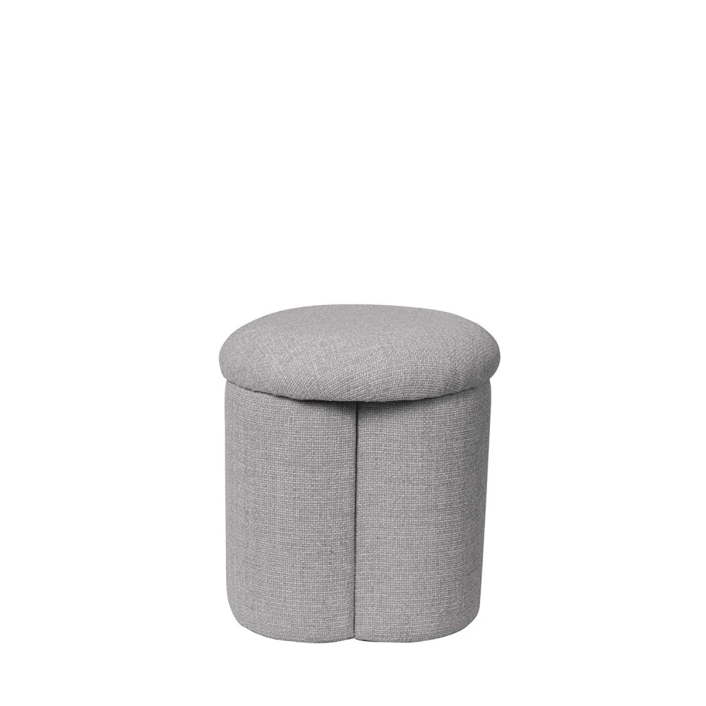 Taburet Lyan gri l40cm x A40cm x H42cm
