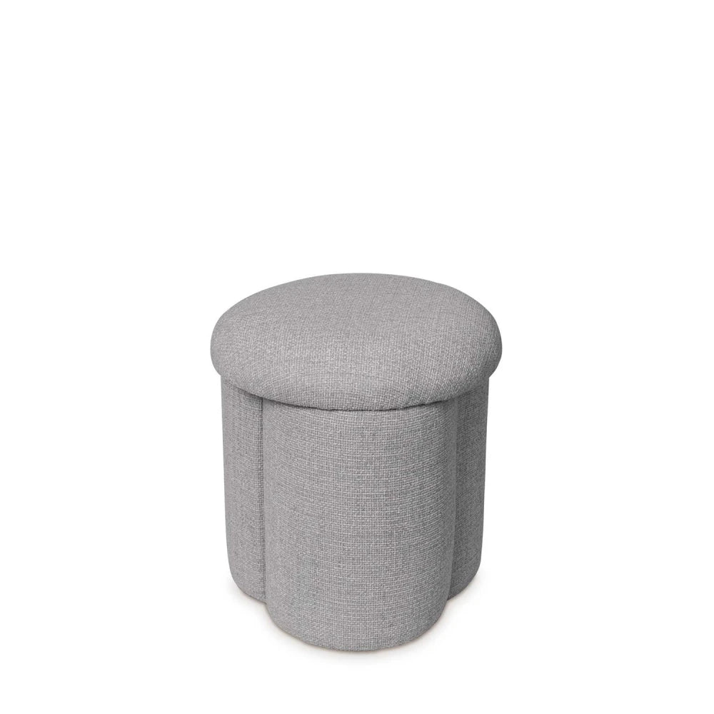 Taburet Lyan gri l40cm x A40cm x H42cm