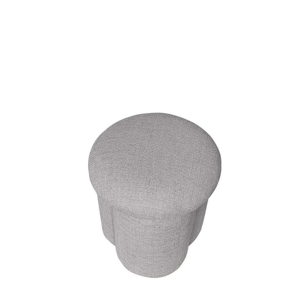 Taburet Lyan gri l40cm x A40cm x H42cm