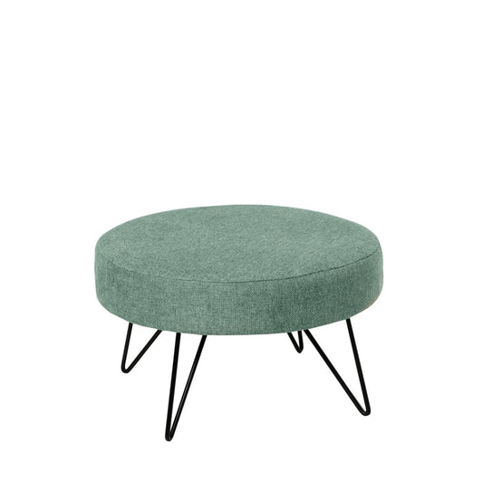 Taburet Aron verde D60cm x H36cm