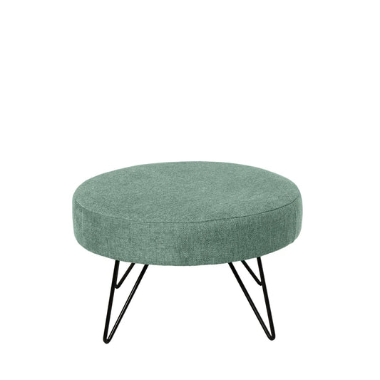 Taburet Aron verde D60cm x H36cm