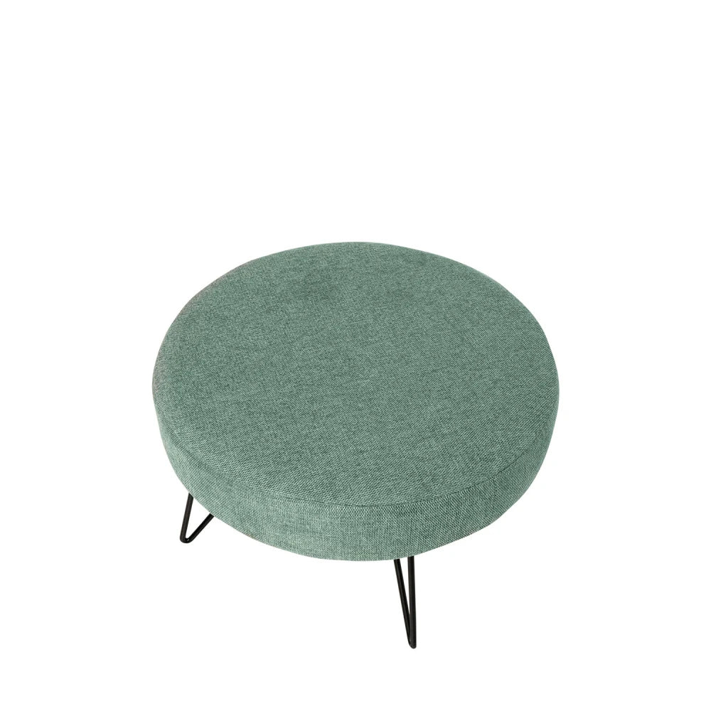 Taburet Aron verde D60cm x H36cm