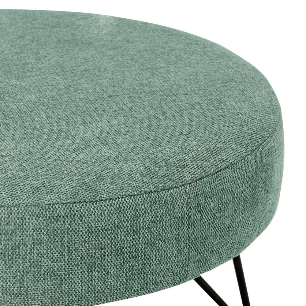 Taburet Aron verde D60cm x H36cm