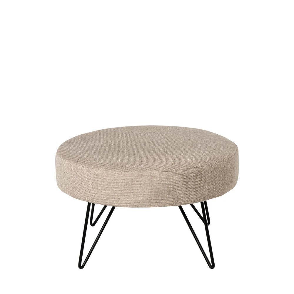 Taburet Aron bej D60cm x H36cm