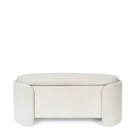 Bancheta Bernice gri L107cm x A44cm x H47cm