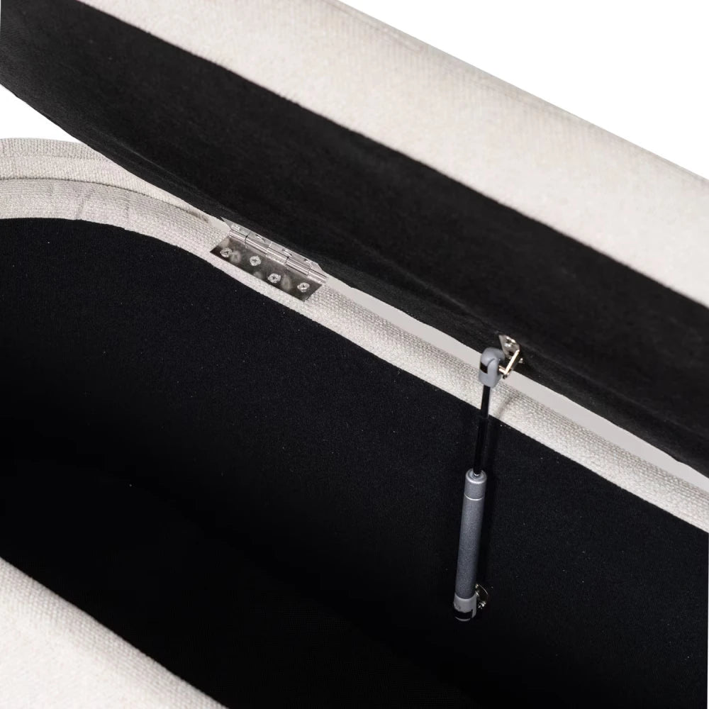 Bancheta Bernice gri L107cm x A44cm x H47cm