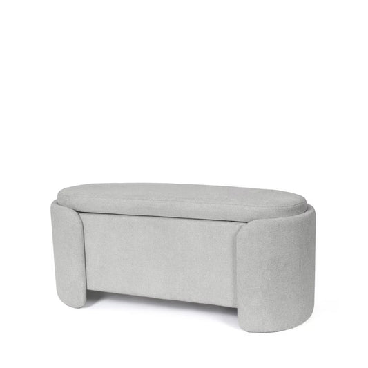 Bancheta Bernice gri L107cm x A44cm x H47cm