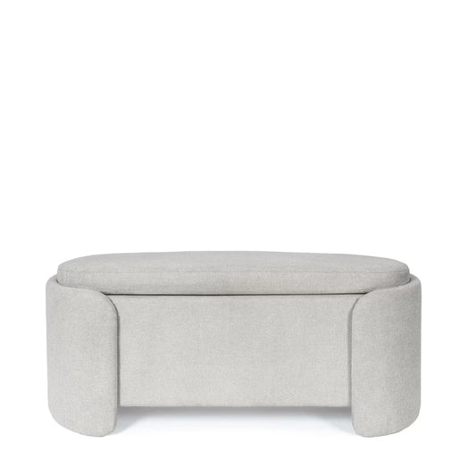 Bancheta Bernice gri L107cm x A44cm x H47cm