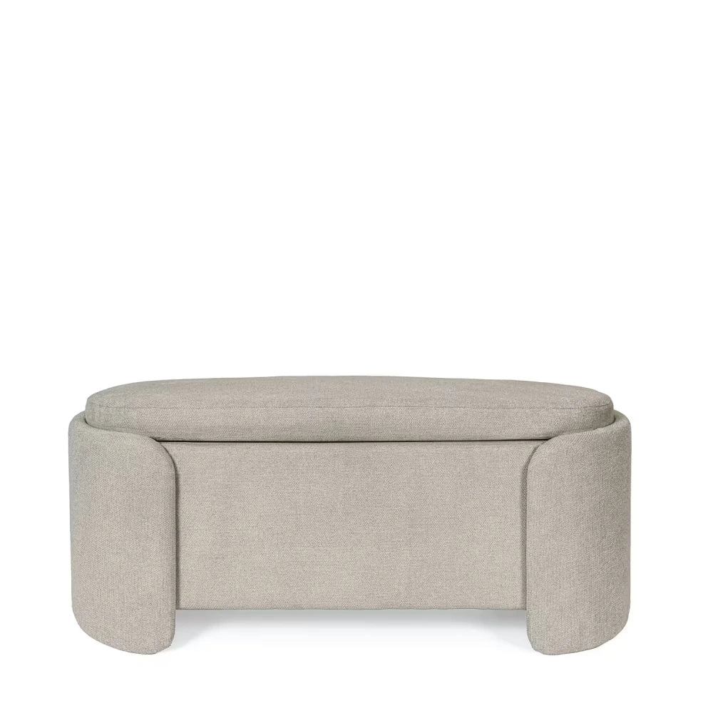 Bancheta Bernice bej L107cm x A44cm x H47cm
