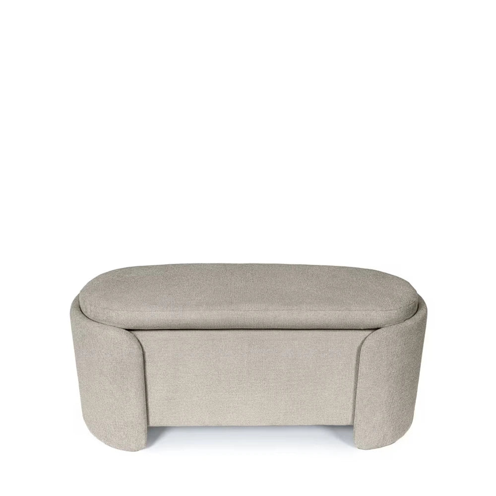 Bancheta Bernice bej L107cm x A44cm x H47cm
