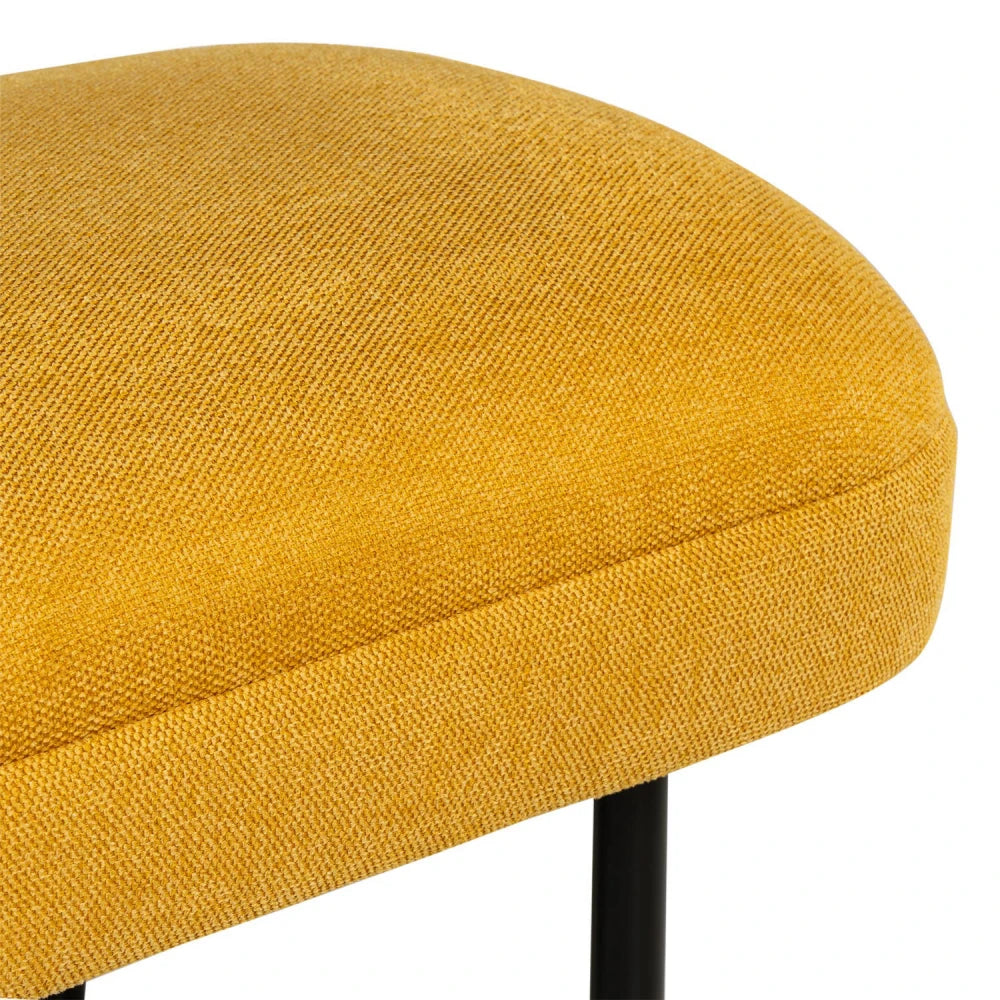 Bancheta Marsella galben L119cm x A43cm x H44cm