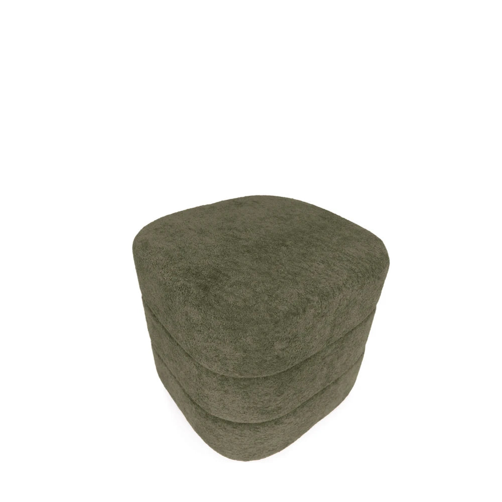 Taburet Gaston verde l43cm x A43cm x H41cm