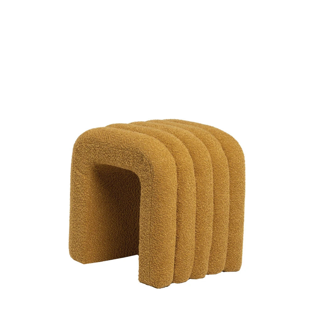 Taburet Edy galben l42cm x A36cm x H42cm