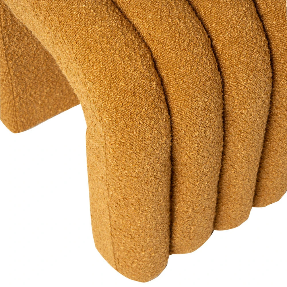 Taburet Edy galben l42cm x A36cm x H42cm
