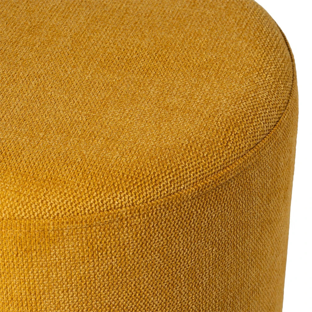 Taburet Herman galben D40cm x H41cm