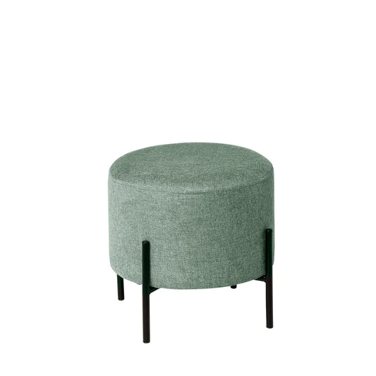 Taburet Herman verde D40cm x H41cm