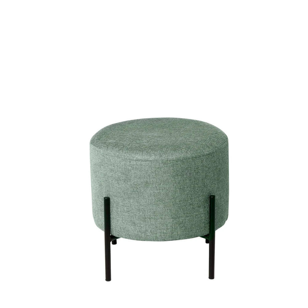 Taburet Herman verde D40cm x H41cm
