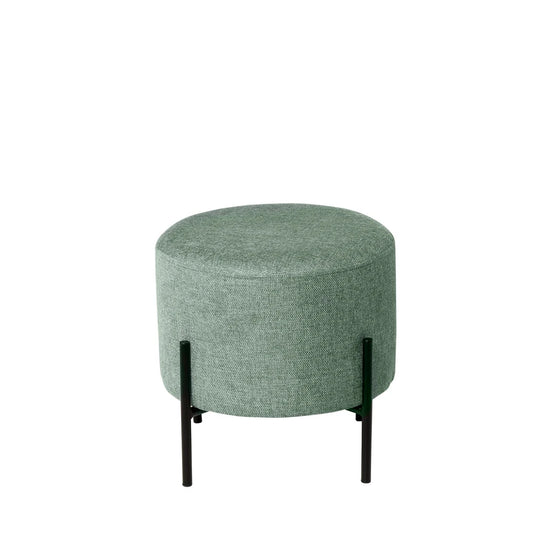Taburet Herman verde D40cm x H41cm