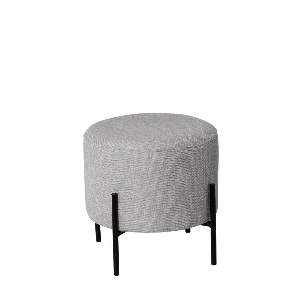 Taburet Herman gri D40cm x H41cm