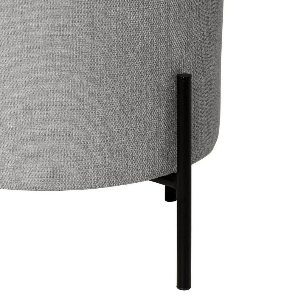 Taburet Herman gri D40cm x H41cm