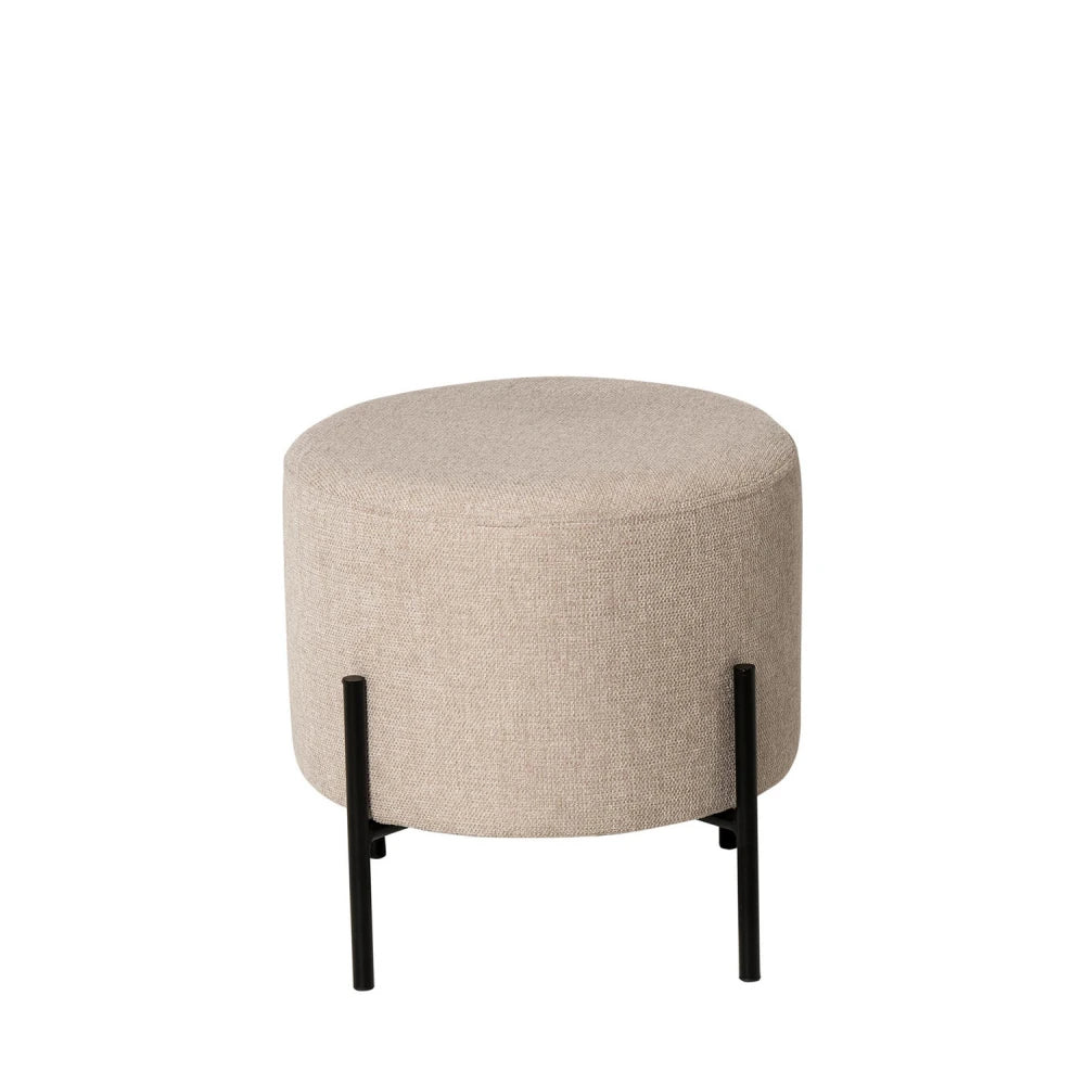 Taburet Herman bej D40cm x H41cm