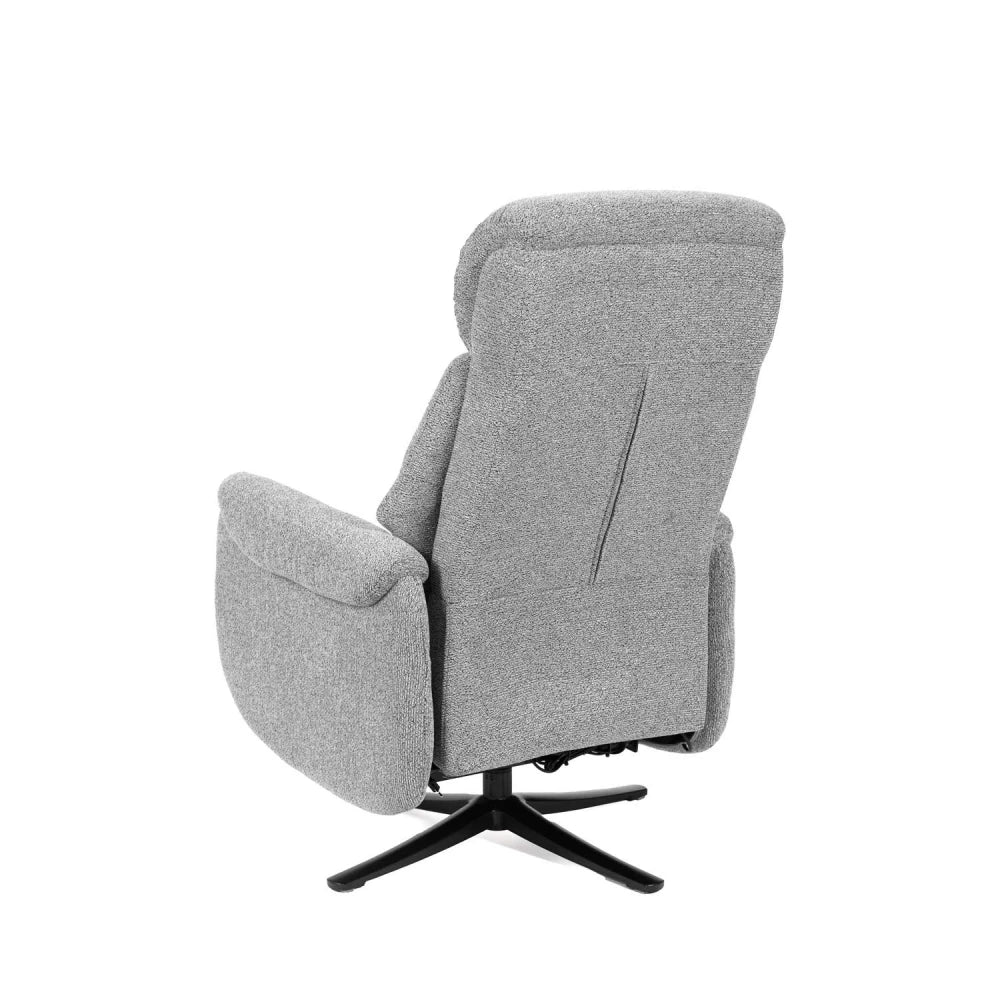 Fotoliu cu recliner electric 2 motoare rotativ 360 TAMIKO Gri L74cm x A88cm x H109cm