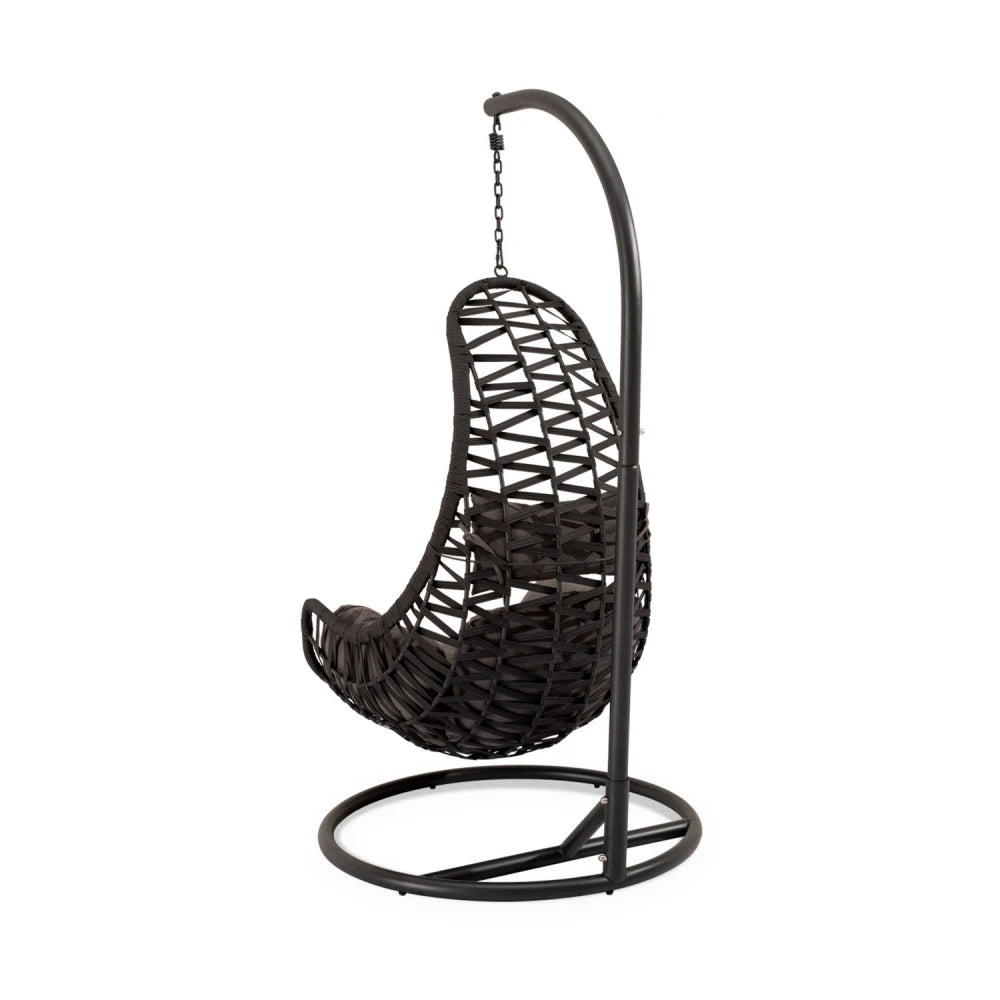 Fotoliu suspendat de exterior CONSTANZA Gri L101cm x A116.5cm x H195cm