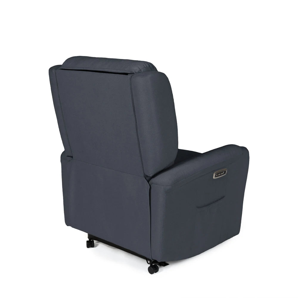 Fotoliu electric Power Lift 2 motoare AKARI Gri inchis L70cm x A86cm x H145cm