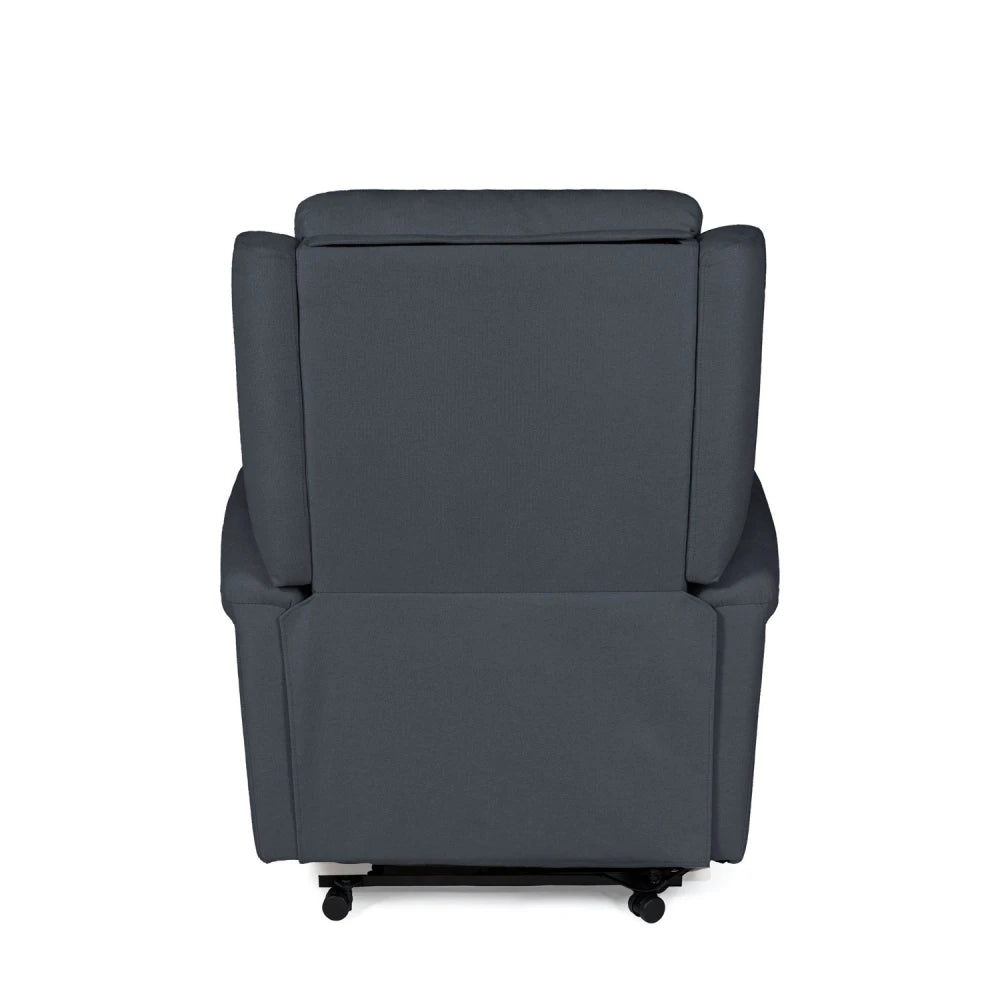 Fotoliu electric Power Lift 2 motoare AKARI Gri inchis L70cm x A86cm x H145cm